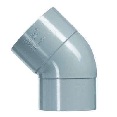 Foto van Martens 40mm PVC bocht 45 graden