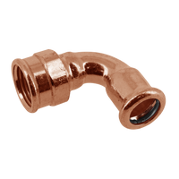 BONFIX press RK bocht 90 graden binnendraad 16mm x 1/2inch FRp
