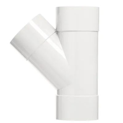 Foto van Martens PVC 40mm T-stuk 45 graden