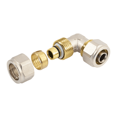 Photo of Bonfix Alu-compression fitting brass elbow 26mm FF
