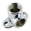 Image of BONFIX brass chromed threaded fitting wall plate 1/2inch RpRp