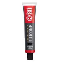 CX80 hittebestendig siliconenkit tot +380 graden - zwart