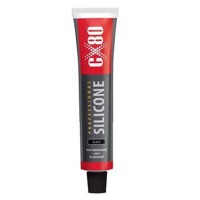 CX80 hittebestendig siliconenkit tot +380 graden - zwart