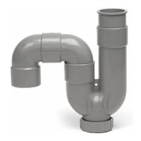 Martens ABS 40mm S en P sifon universeel grijs