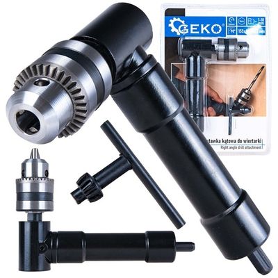 Foto van Hoekbooradapter 90° – 1–10 mm – Met Boorkop en Sleutel – Compact