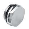 Image of BONFIX Radiator blind plug 1/2inch nickel plated with O-ring