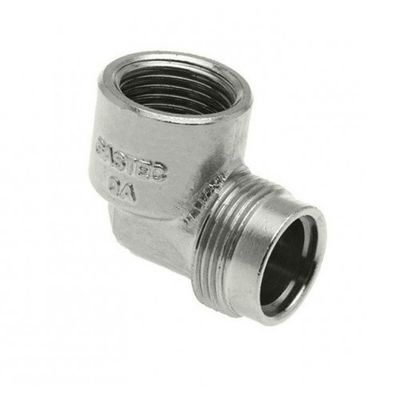 Foto van Bonfix chroom aansluitstuk haaks M24 x 1/2inch RRp