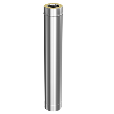 Foto van SKS 80 – dubbelwandig rookkanaal rvs 250mm diameter Ø80-140mm