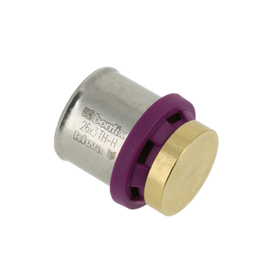 Photo of Bonfix Alu-press brass fitting stop end 26mm F
