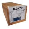 Afbeelding van Spanhulzen 8.0 x 70 - 100 stuks