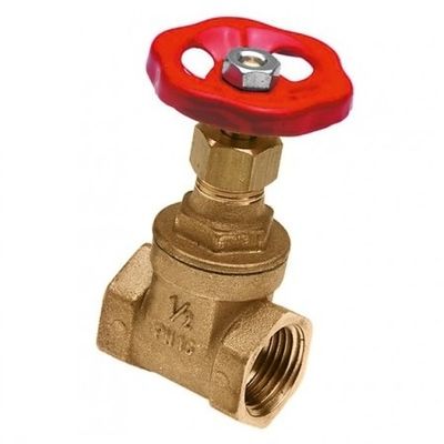 Foto van BONFIX messing schuifafsluiter 4inch RpRp