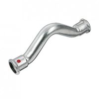 BONFIX press fitting galvanized steel cross-over elbow 22mm FF