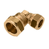 Afbeelding van BONFIX messing knelfitting knie / bocht verlopend 28mm x 22mm FF