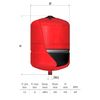 Image of Expansion vessel 18 liter - 1.5 bar pre-pressure
