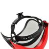 Afbeelding van Hoofdbescherming met Stalen Gaas Face Shield Vizier - Veilige en Comfortabele Gezichtsbescherming