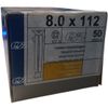 Afbeelding van QZ kozijnpluggen panhead 8.0 x 112 - 50 stuks