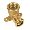 Image of BONFIX press fitting red copper silicium wall plate 22mm x 3/4inch FRp