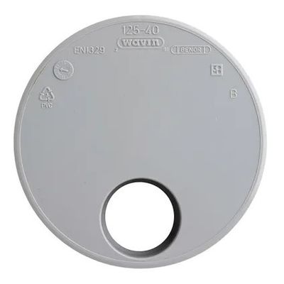 Foto van Martens PVC 40mm x 125mm verloopring inwendig grijs