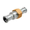 Image of BONFIX stainless steel press 3-piece coupling 54mm x 54mm