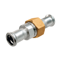 BONFIX stainless steel press 3-piece coupling 54mm x 54mm