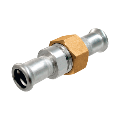 Photo of BONFIX stainless steel press 3-piece coupling 54mm x 54mm