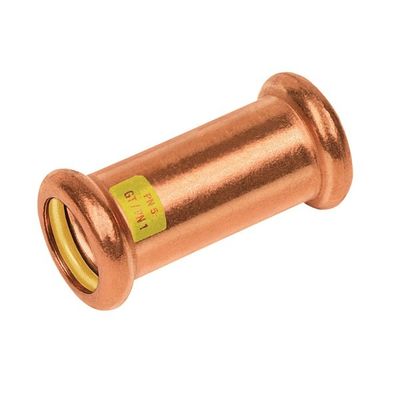 Photo of BONFIX press fitting red copper gas slip coupling 22mm x 22mm FF