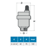 Afbeelding van EnergyBy automatische ontluchter 3/8inch (compact)