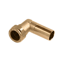BONFIX messing knelfitting insteek knie / bocht 22mm MF