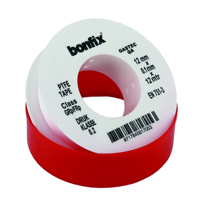 BONFIX afdichtingstape teflon - 12mm x 12m (Gastec QA)