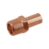 Image of BONFIX press fitting red copper push-in coupling male thread 35mm x 1 1/4inch MR