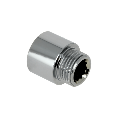 Foto van BONFIX messing verchroomd draadfitting kraanverlengstuk 1/2inch x 25mm RRp