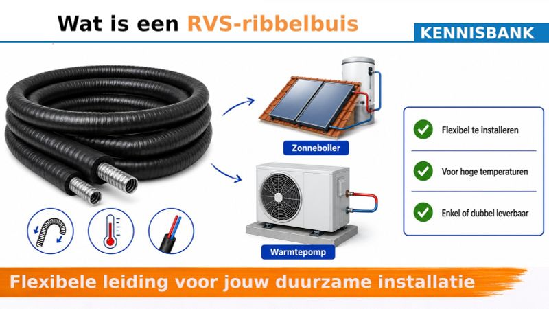RVS ribbelbuis