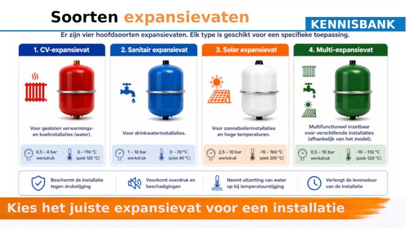 Soorten expansievaten