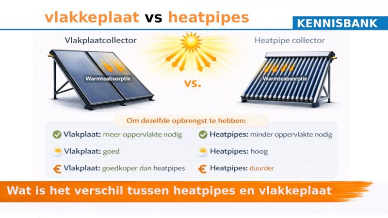 Vlakkeplaat vs heatpipe