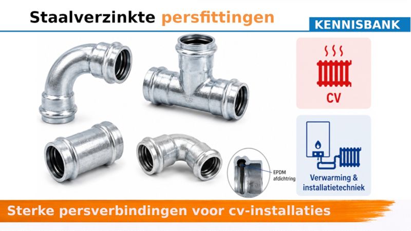 Staalverzinkte persfittingen