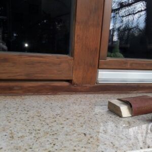 Reconditionare ferestre lemn stratificat etapa3