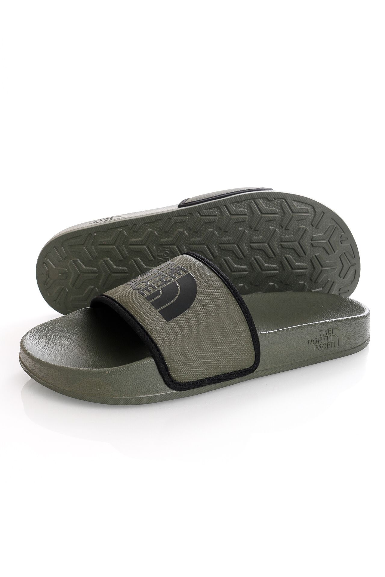 Afbeelding van The North Face Slippers Mens Base Camp Slide III New Taupe Green/TNF Black NF0A4T2RBQW1