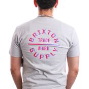 Brixton T-Shirt BRIXTON OATH V S/S STT SILVER/3D 16410