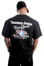 Tommy Jeans T-Shirt TJM RLXD BACK LOGO SPORT BLACK DM0DM15813