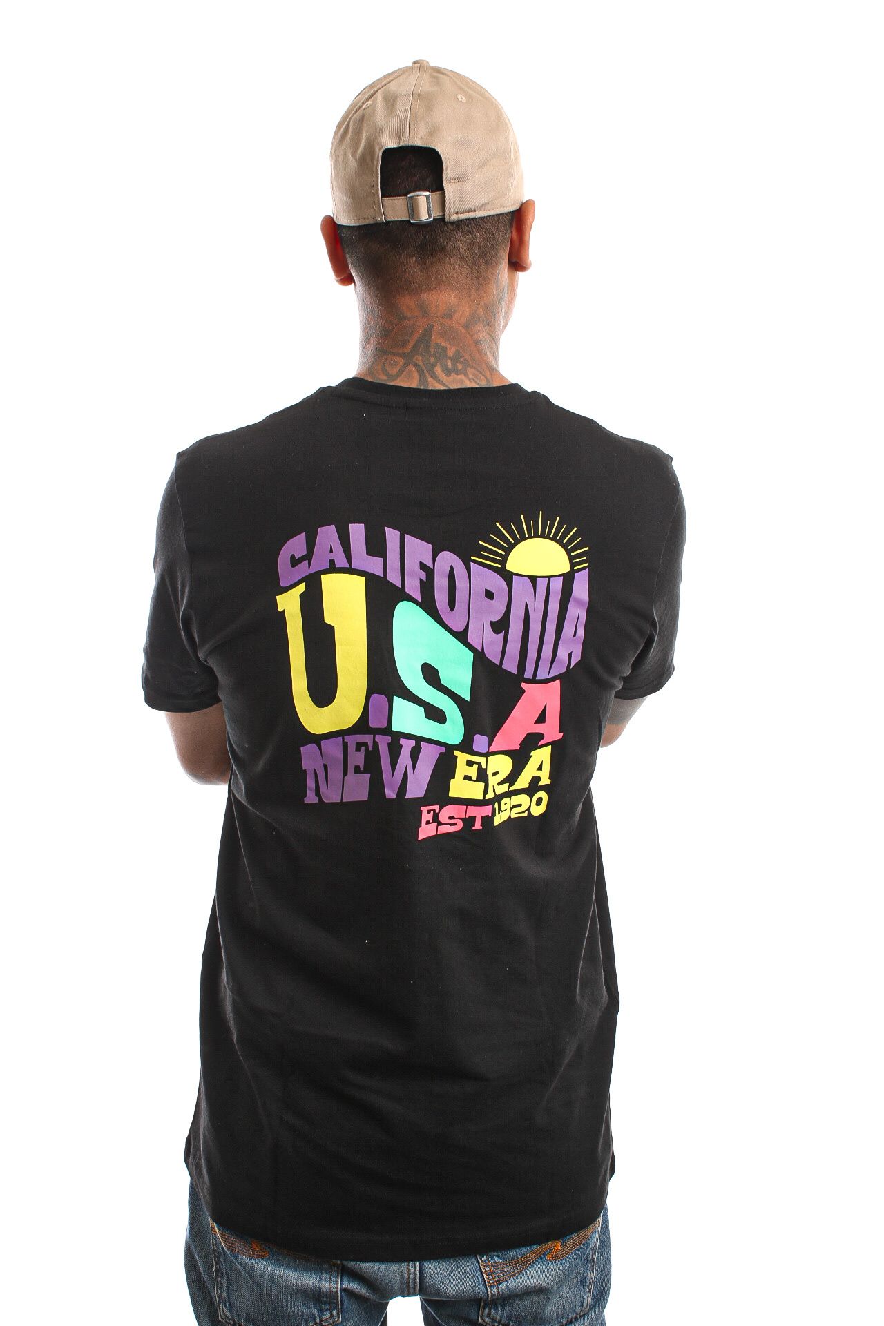Afbeelding van New Era T-Shirt NEW ERA SUMMER VIBES GRAPHIC TEE BLACK NE13083881