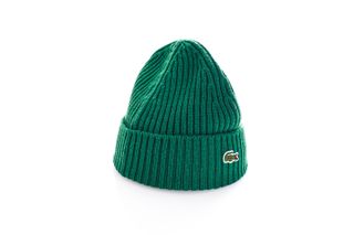 Foto van Lacoste Muts LACOSTE 2G4B Knitted Beanie GREEN RB0001-23