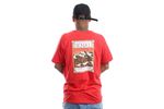 Afbeelding van The North Face T-Shirt M S/S NORTH FACES TEE Horizon Red NF00CEQ8V33