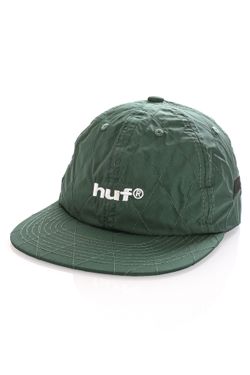 Afbeelding van HUF 6-Panel HUF LIGHTINING QUILTED HAT FOREST GREEN HT00665