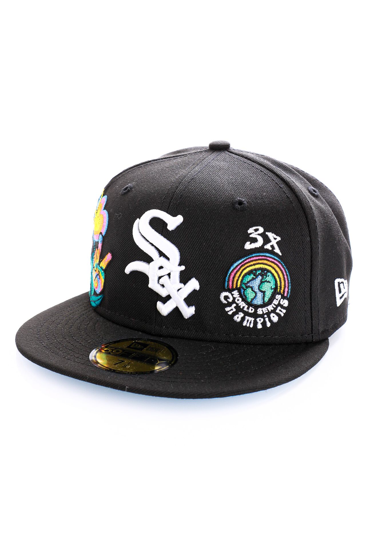 Afbeelding van New Era Fitted Cap CHICAGO WHITE SOX GROOVY COOPERSTOWN 59FIFTY OFFICIAL TEAM COLOUR NE60288048
