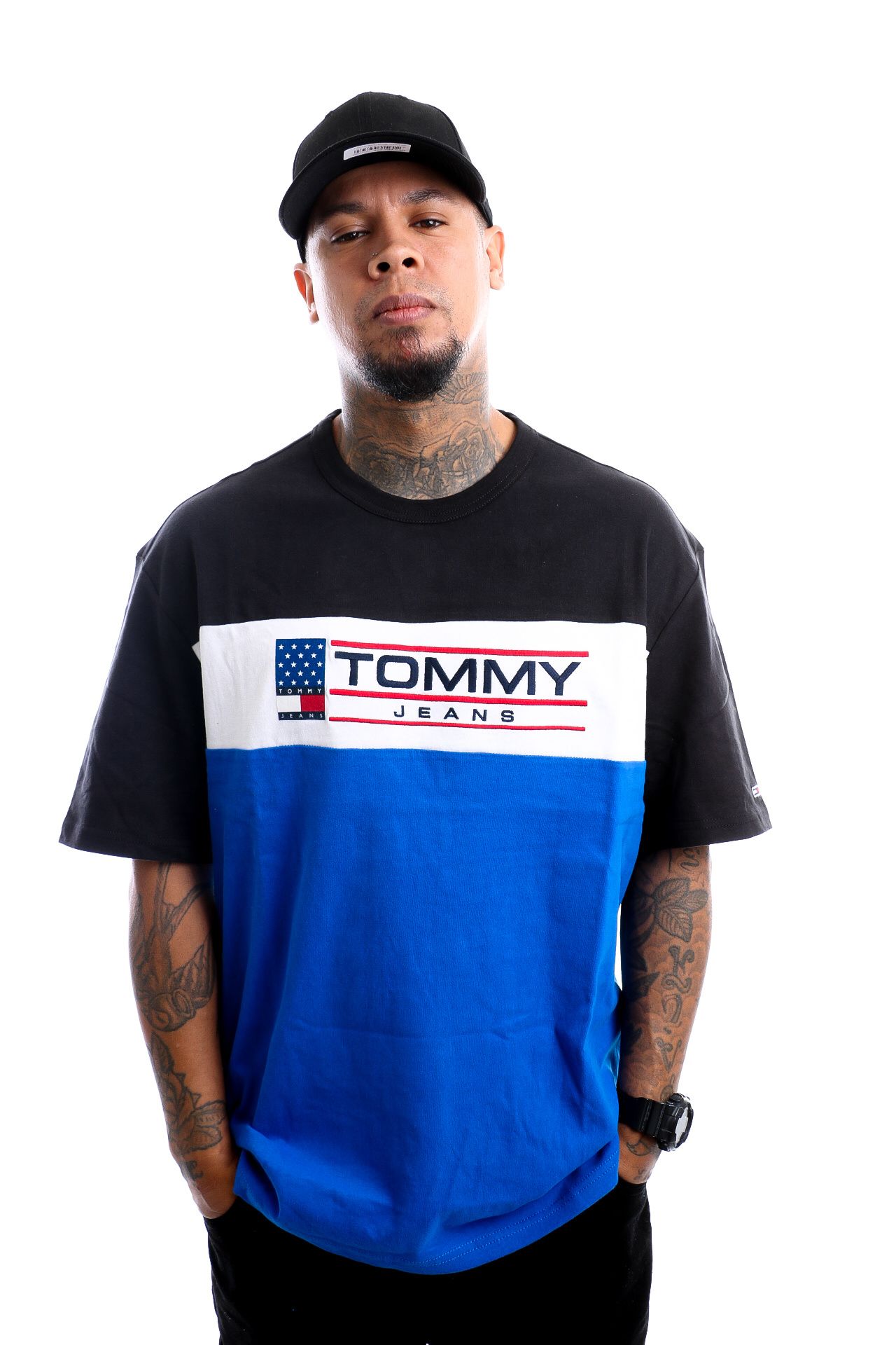 Afbeelding van Tommy Jeans T-Shirt TJM SKATER MODERN SPORT BLACK DM0DM15774