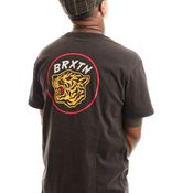 Brixton T-Shirt BRIXTON KIT S/S STT BLACK WORN WASH 16569