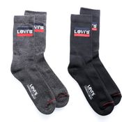 Levi's Bodywear Sokken Levis Regular Cut Sprtwr Logo 2P mid grey / black 902012001