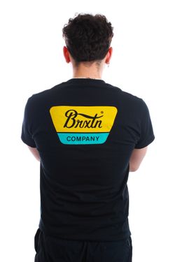 Afbeelding van Brixton T-Shirt BRIXTON LINWOOD S/S STT BLACK/TEAL 16172