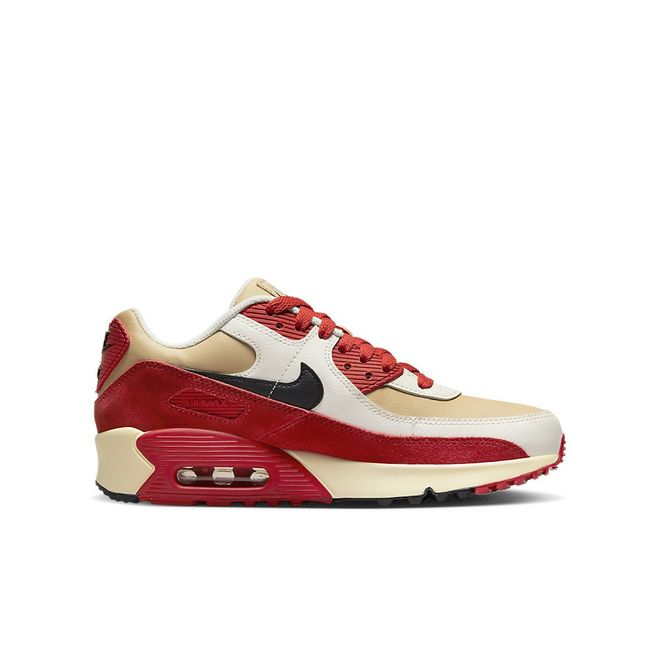Afbeelding van Nike Air Max 90 Kids Leather Sesame Red Clay