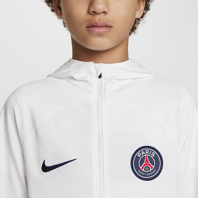 Afbeelding van Paris Saint-Germain Strike Voetbaltrainingspak White Navy